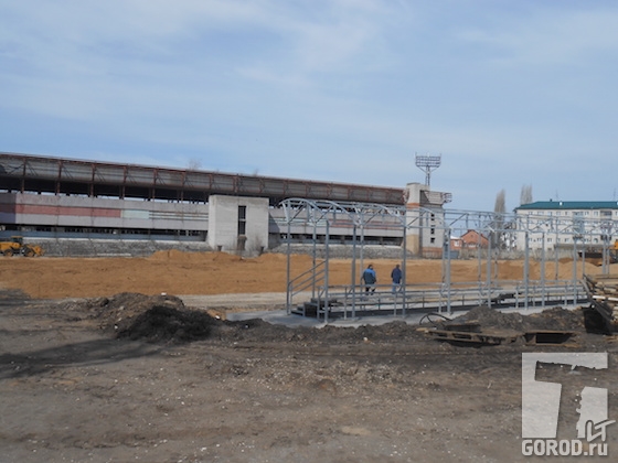 Строительство стадиона "Труд" закончат уже летом
