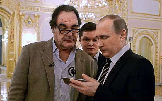 Оливер Стоун и Владимир Путин 