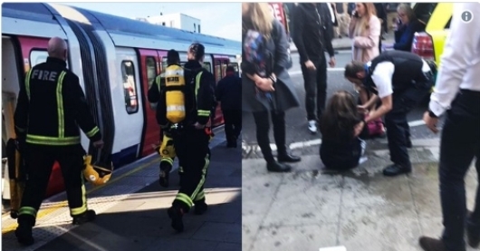 В результате взрыва в метро пострадали люди