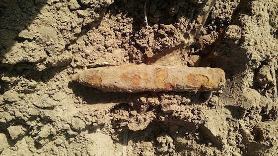 Найденный в Тольятти снаряд