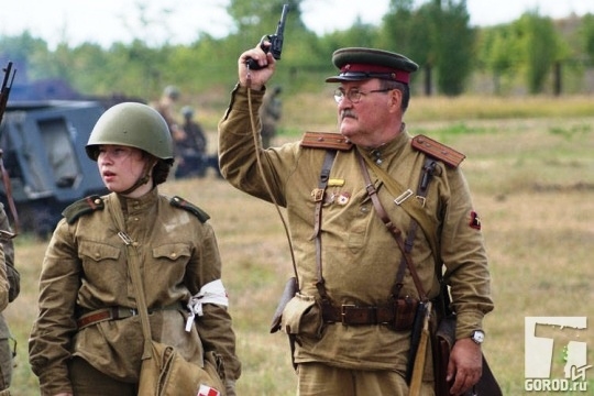 Александр Паулов на военно-историческом фестивале