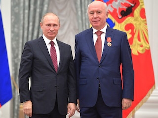 В. Путин и Н. Меркушкин