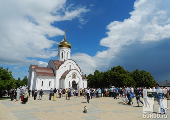 8 июля 2017 г., на открытии венчального храма в Тольятти