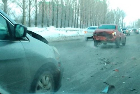 ДТП на Московском проспекте в Тольятти, 22 февраля
