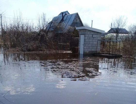 Потоп в СНТ "Зеленая даль 1" под Тольятти