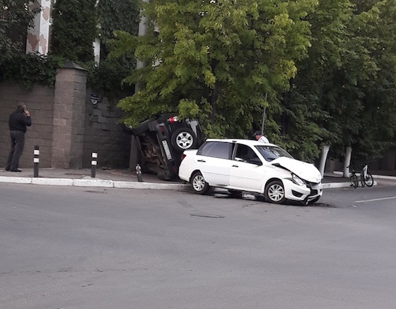 ДТП на ул. Ставропольская в Тольятти, 29 августа