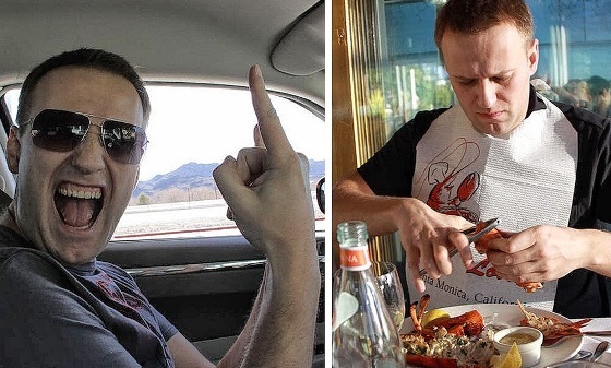 Навальный 9 лет назад съел лобстера за 36 долларов 