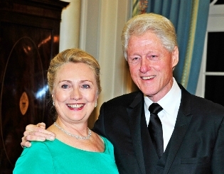Супруги Клинтоны