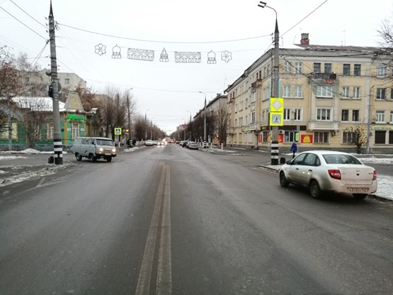 Дорожный инцидент произошел в центре Сызрани