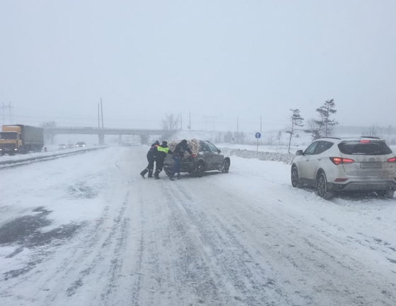 ДТП на Обводном шоссе в Тольятти, 14 февраля