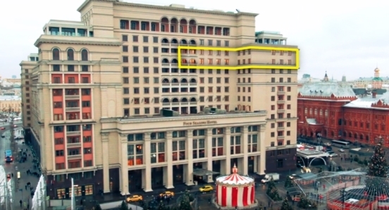 Здание бывшей гостиницы Москва