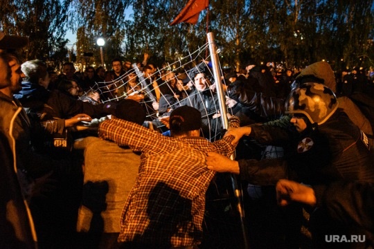 Протесты в Екатеринбурге не прекращаются 