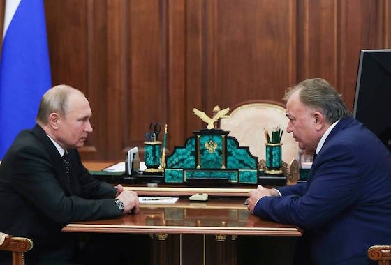 Владимир Путин и Махмуд-Али Калиматов