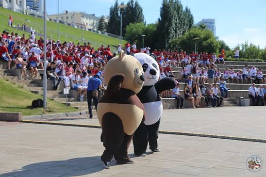 На закрытии Российско-китайских молодежных летних игр в Самаре