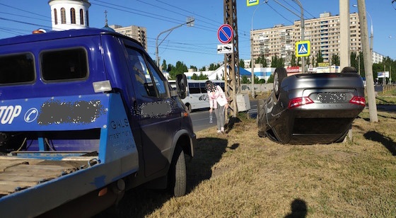 ДТП на перекрестке Ворошилова и Дзержинского, 5 июля