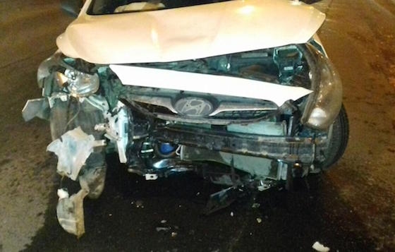 В ДТП пострадала пассажирка автомобиля "Хендай"