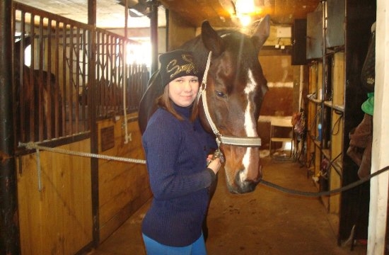 Екатерина очень любила лошадей