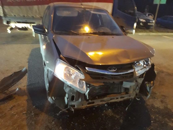 В ДТП пострадала пассажирка "Гранты"
