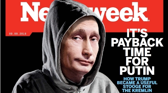 Владимир Путин на обложке журнала Newsweek