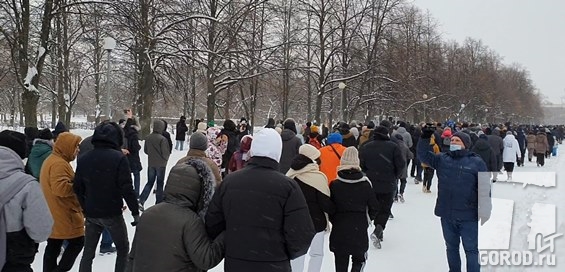 В Тольятти 23 января прошла несогласованная массовая акция 