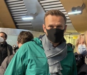 Алексей Навальный перед задержанием 