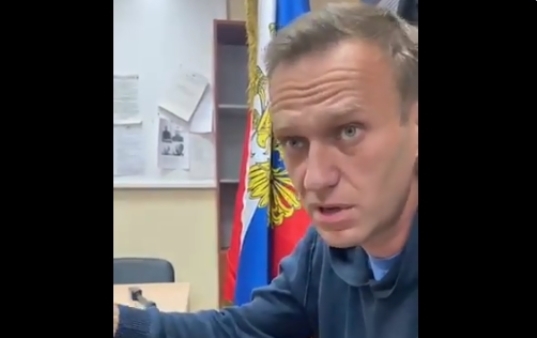 Навальный содержится в отделе полиции подмосковных Химок