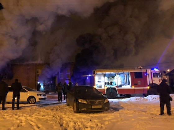 Пожар на ул. Мичурина в Тольятти, 21 февраля
