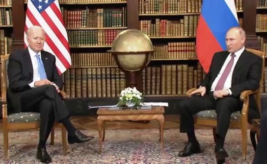 Джо Байден и Владимир Путин 
