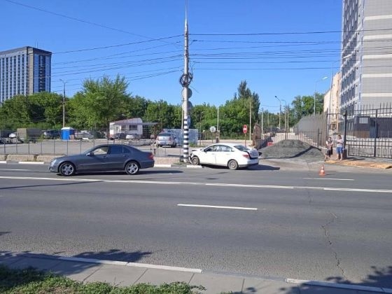 ДТП на ул. Соколова в Самаре