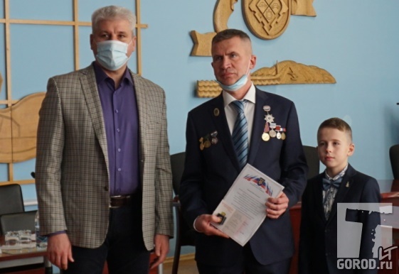 Вадим Якунин был награжден за героизм и мужество 