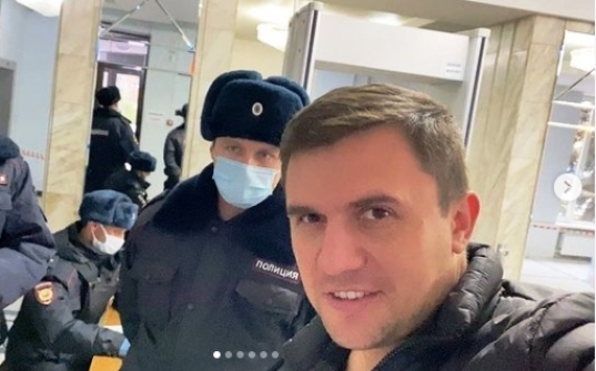 Николай Бондаренко после задержания 