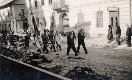 Украинские националисты протестуют против России, 1941 г.