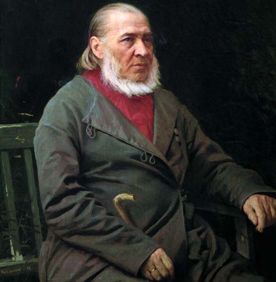 С.Т. Аксаков (1.10.1791-12.05.1859), портрет работы И. Крамского