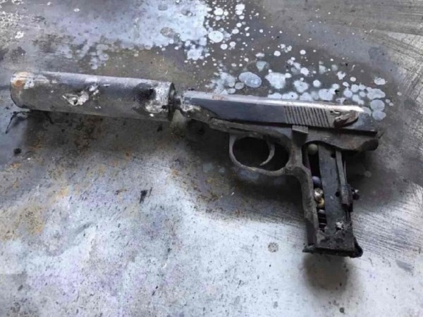 Пистолет, из которого киллер стрелял в Сафрона