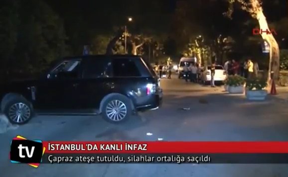 Стамбул, на месте расстрела вора в законе 