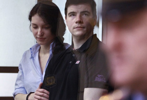 Никита Тихонов и Евгения Хасис. Фото: Андрей Стенин/РИА Новости