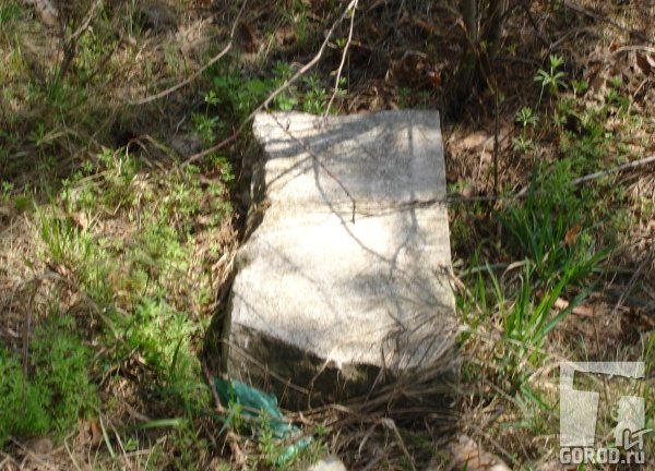 Плиты от древних склепов по сию пору можно найти в лесу у Волги