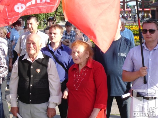 Участники митинга категорически против вступления в ВТО