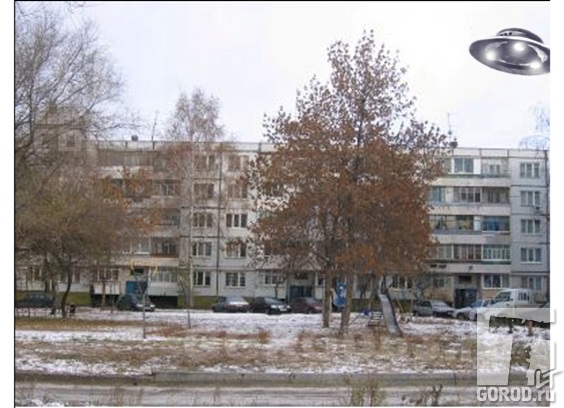 Зависание НЛО над домом по ул.Лесная. Реконструкция