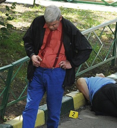На месте убийства Буданова