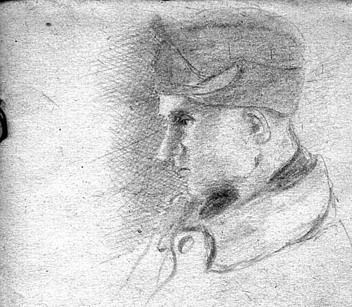 Виктор Балашов. Рисунки из лагерного дневника. Хемер, 1945 год