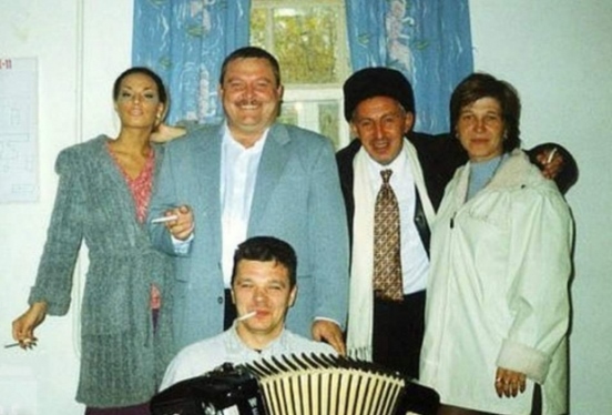 В центре: Михаил Круг и Александр Северов