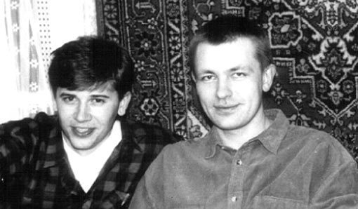 Евгений Совков (справа)