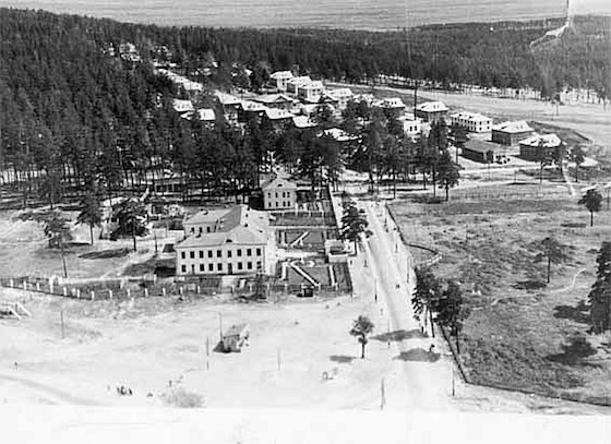 Портпосёлок. 1950-е гг. Вид на Комсомольское шоссе