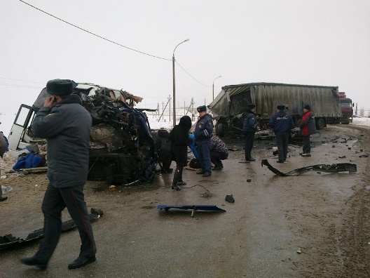 Страшные последствия ДТП на трассе Самара-Ульяновск