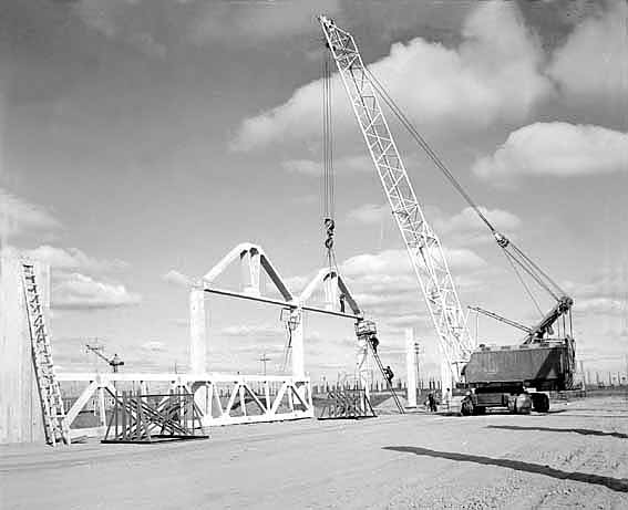 Начало строительства главного корпуса ВАЗа, сент. 1967 г.
