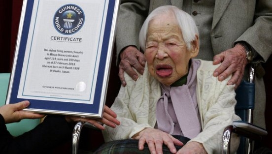 Мисао Окава признана старейшим жителем планеты