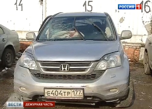 Удар пришелся в заднюю часть автомобиля