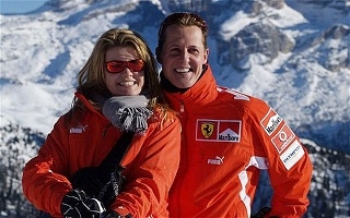 Михаэль Шумахер с супругой Кариной