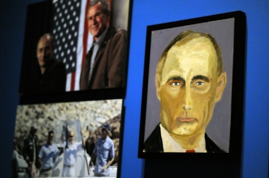 Портрет Путина кисти Джорджа Буша